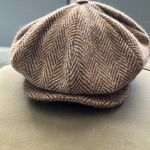 Wool Newsboy Donegal Cap